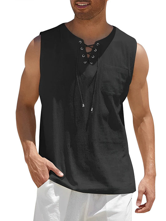 Heren Tanktop Casual Ademend Katoen 3