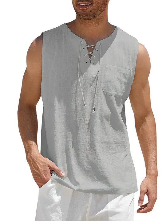 Heren Tanktop Casual Ademend Katoen 6