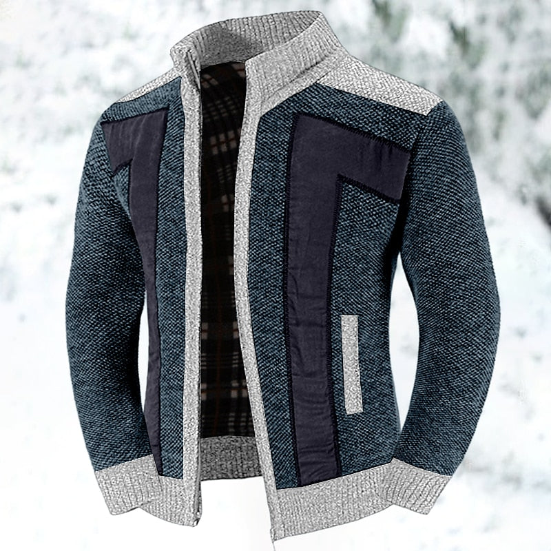 Heren Vest Met Rits Moderne Snit Zachte Binnenvoering Synthetische Vezels 5