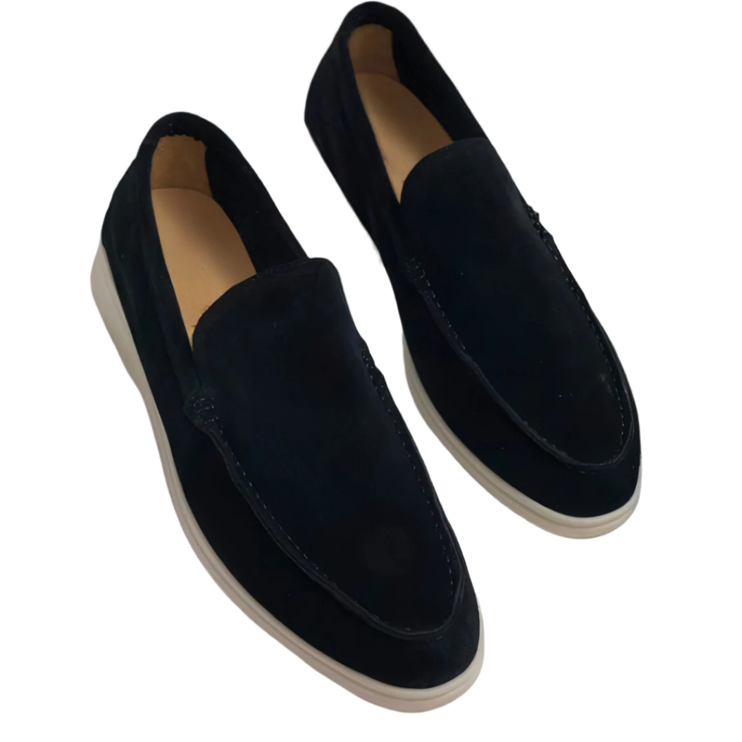 Mocassins pour hommes en cuir vintage 1