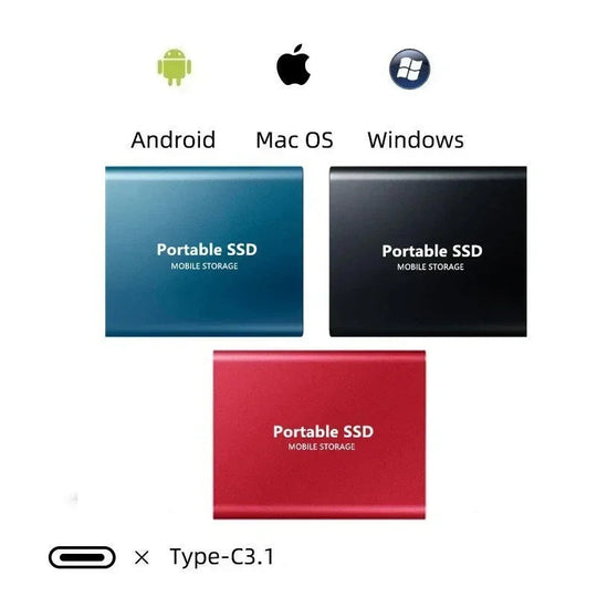 ポータブルSSDストレージ 外付け 高速 USB-C 1050MB/s
