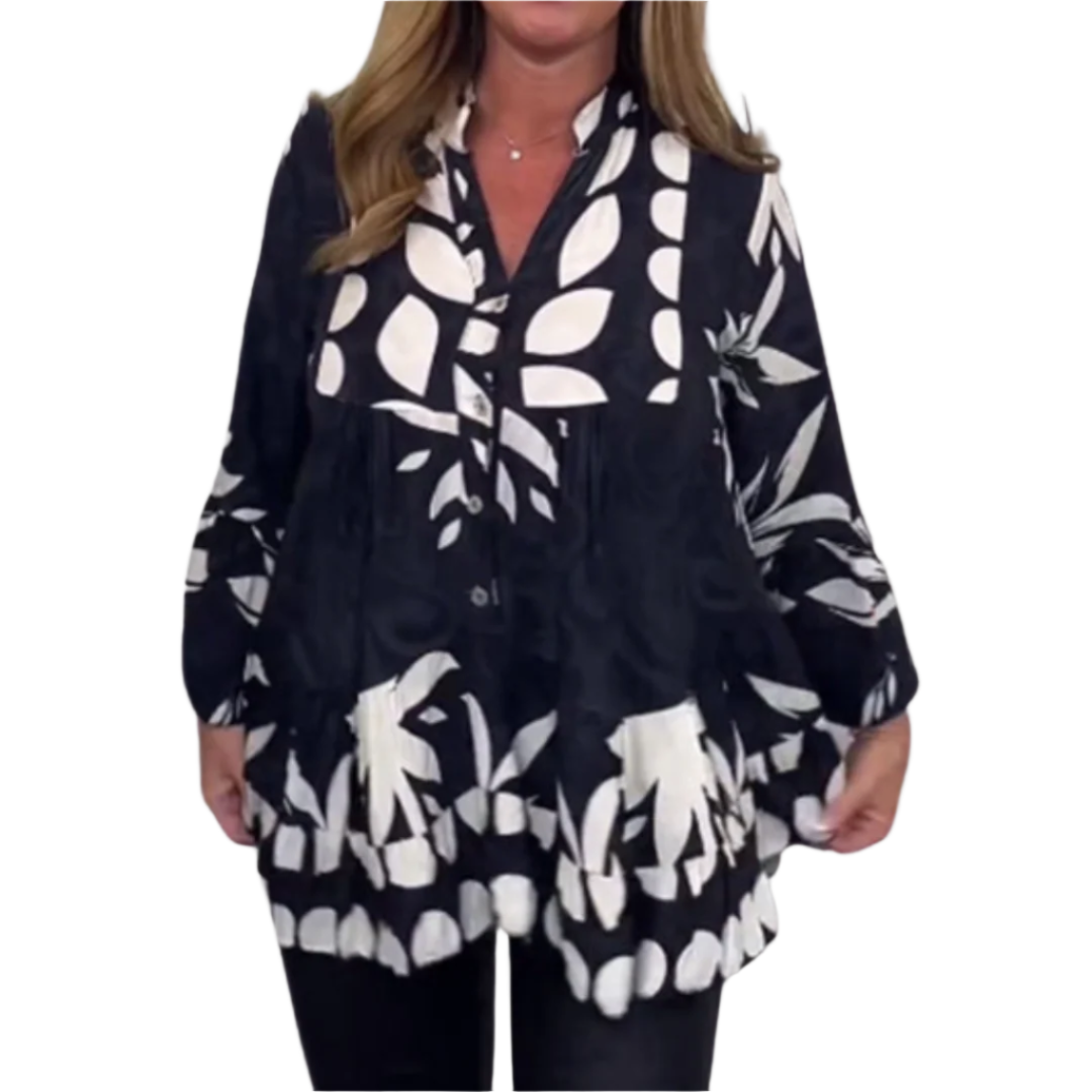 Blouse Femme Évasée Imprimé Floral 0