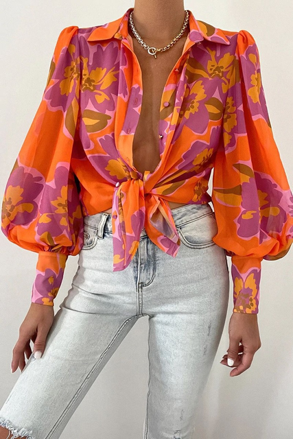 Dames Blouse Speelse Pasvorm Lichte Katoen 2