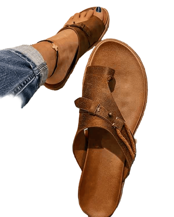 Dames Comfortsandalen met Verstelbare Riemen en Anatomisch Voetbed 0