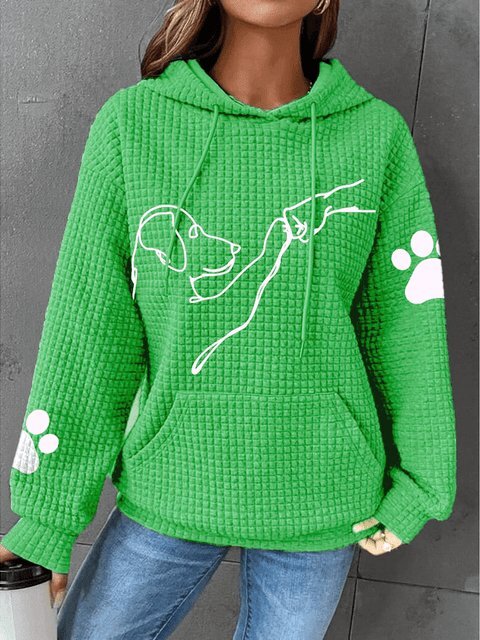 Dames Hoodie Comfortabele Fleece Stijlvol Katoen 1