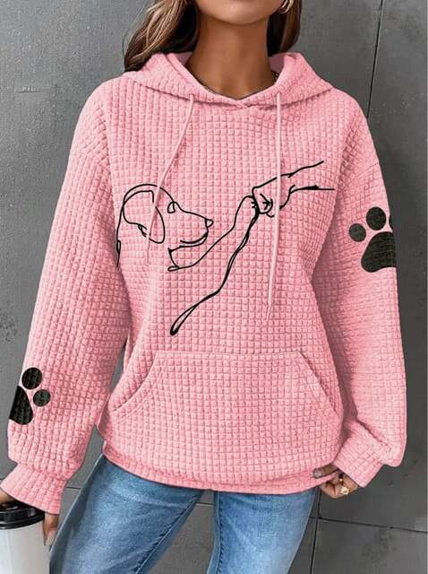 Dames Hoodie Comfortabele Fleece Stijlvol Katoen 2