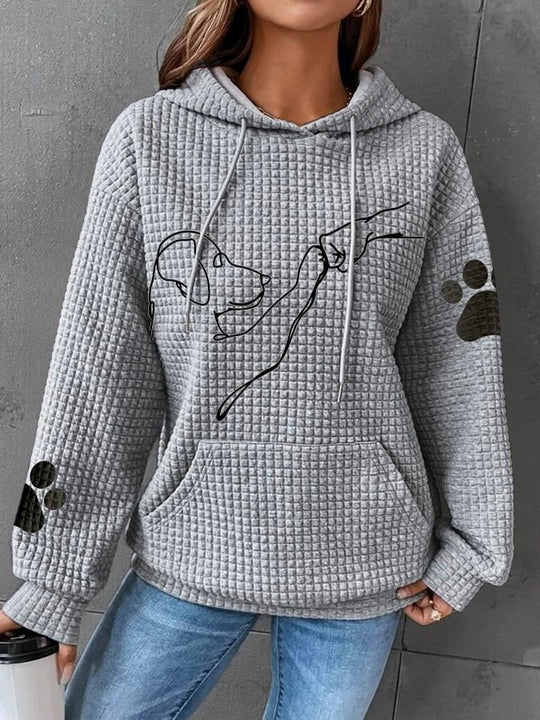 Dames Hoodie Comfortabele Fleece Stijlvol Katoen 4