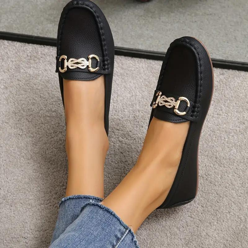 Dames Loafers Klassiek Leer Slip-On 5