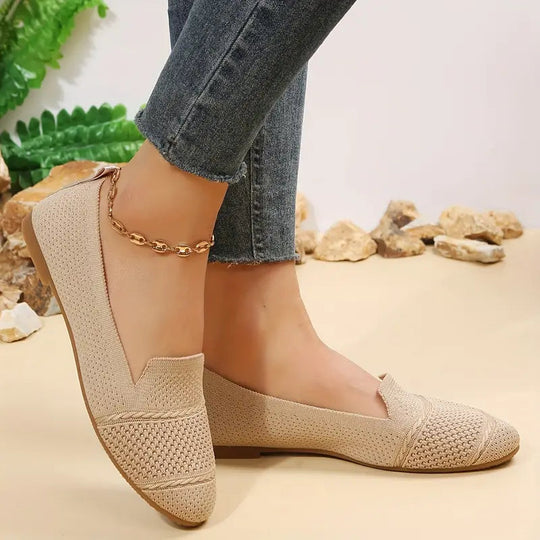 Dames Schoenen Slip-On Casual Stijl Ademend Textiel Luxe Voering 1
