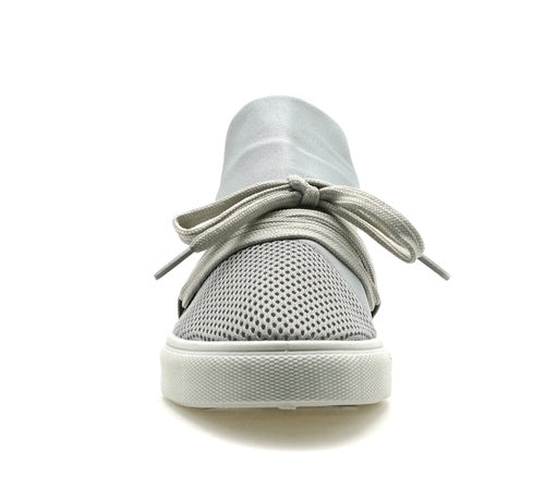 Dames Slip-on Schoenen Comfortabel Textiel Grijs 1