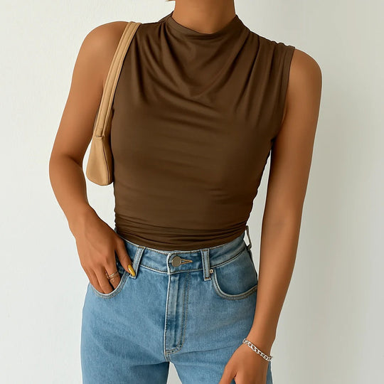 Dames Tanktop Mouwloos Klassiek Ademend Comfortabel 4