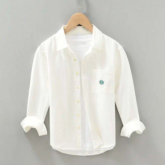 Heren Overhemd Klassiek Comfortabel Hoogwaardige Zachte Stof 2