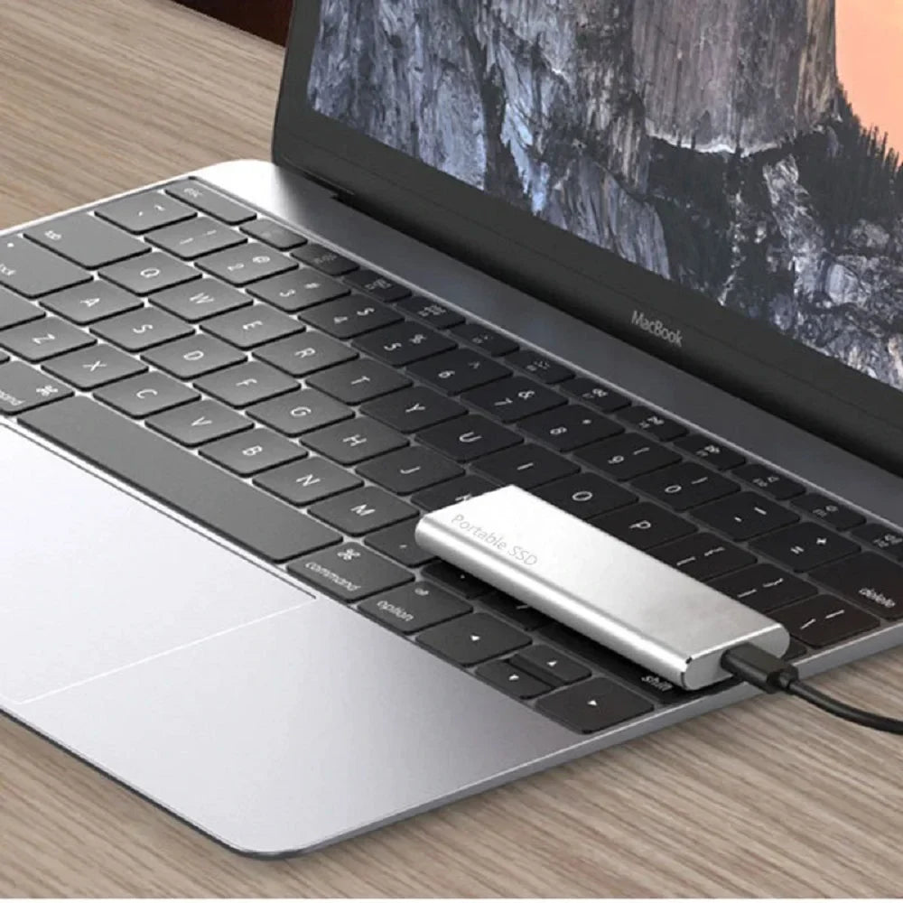 外付けハードドライブ 4TB USB-C ポータブルストレージ