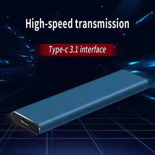 外付けハードドライブ 4TB USB-C ポータブルストレージ