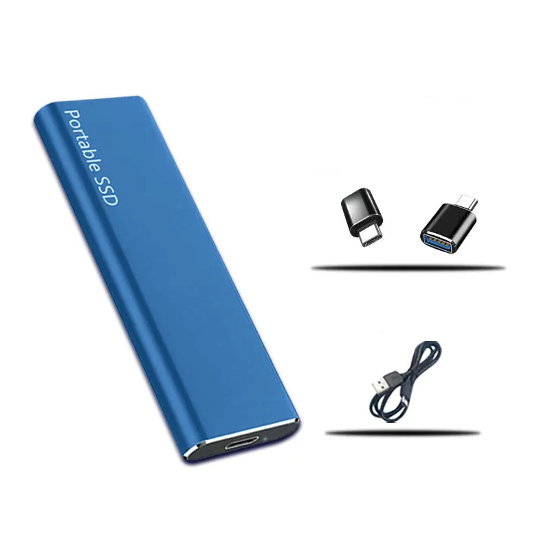 外付けハードドライブ 4TB USB-C ポータブルストレージ