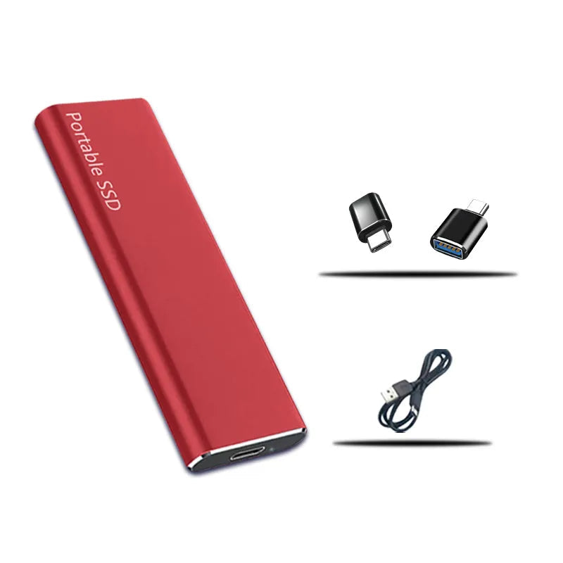 外付けハードドライブ 4TB USB-C ポータブルストレージ
