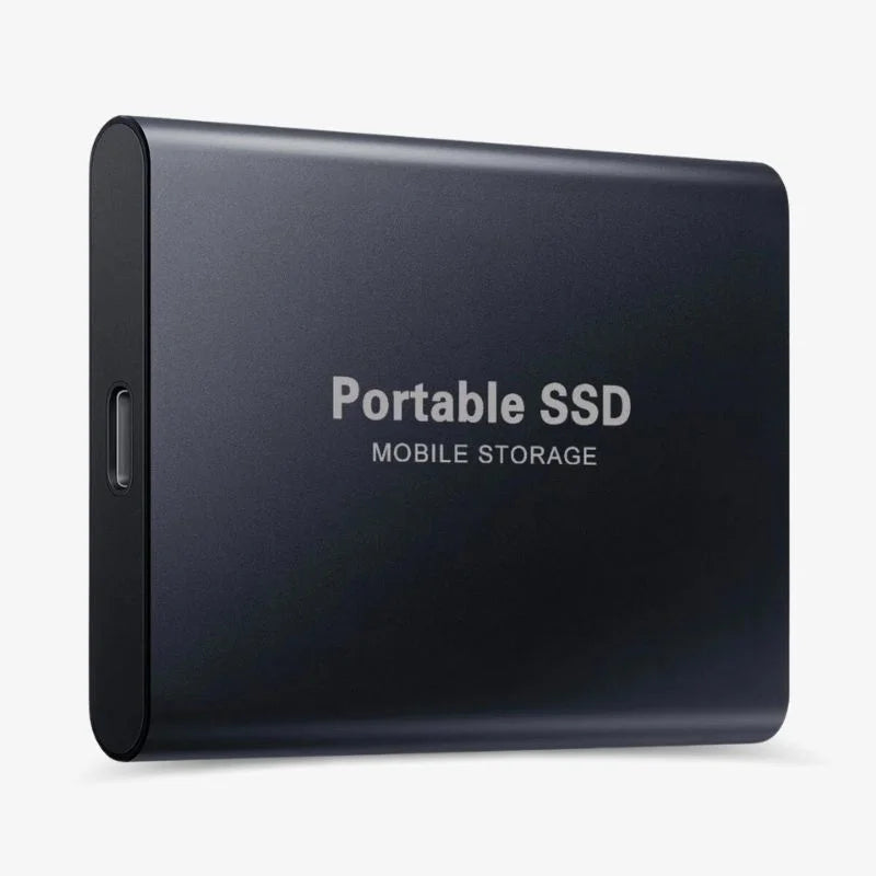 高速外付けSSDアルミ製ポータブルドライブ