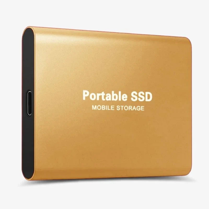 高速外付けSSDアルミ製ポータブルドライブ