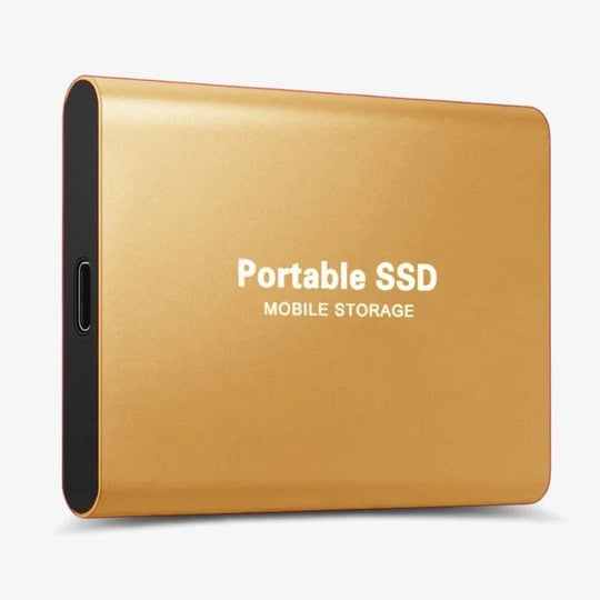 高速外付けSSDアルミ製ポータブルドライブ
