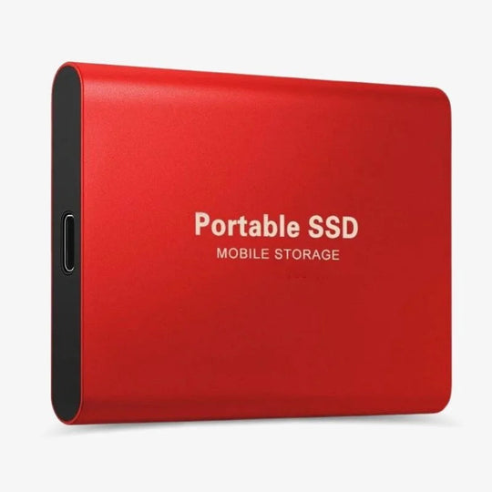 高速外付けSSDアルミ製ポータブルドライブ