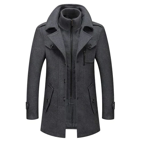 Heren Winterjas Luxe Stijlvol Polyester voor Koud Weer 1