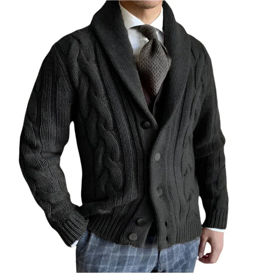 Heren Cardigan Gebreid Merino Wol Casual en Formeel 0