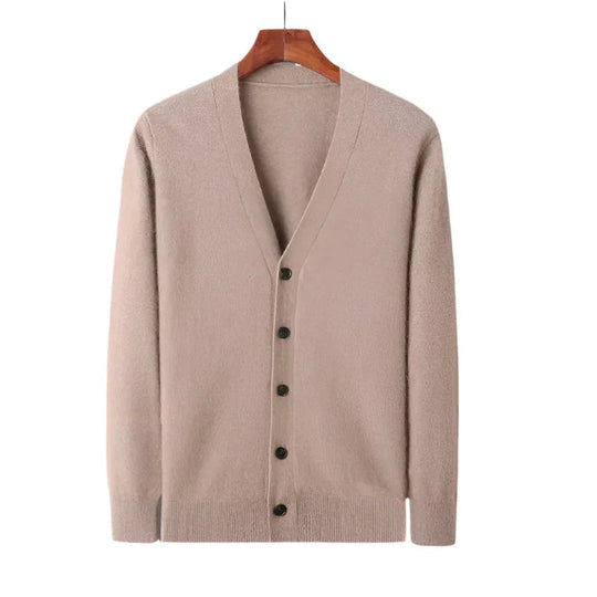 Heren Cardigan van Kasjmier met Knopen 5