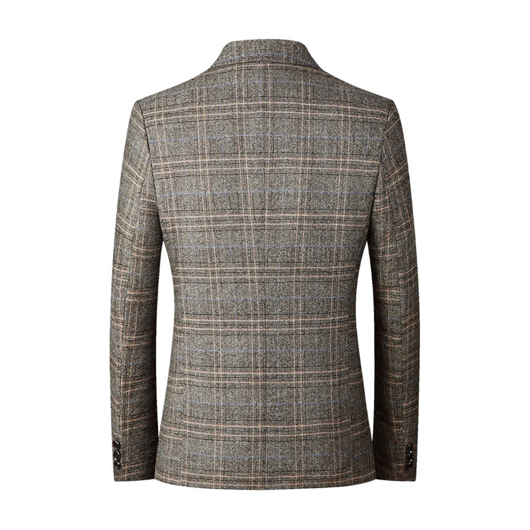 Heren Casual Blazer met Broderie 2