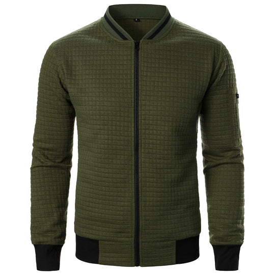Heren Casual Jack met Staande Kraag en Rits 6