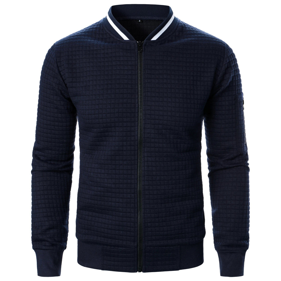 Heren Casual Jack met Staande Kraag en Rits 7
