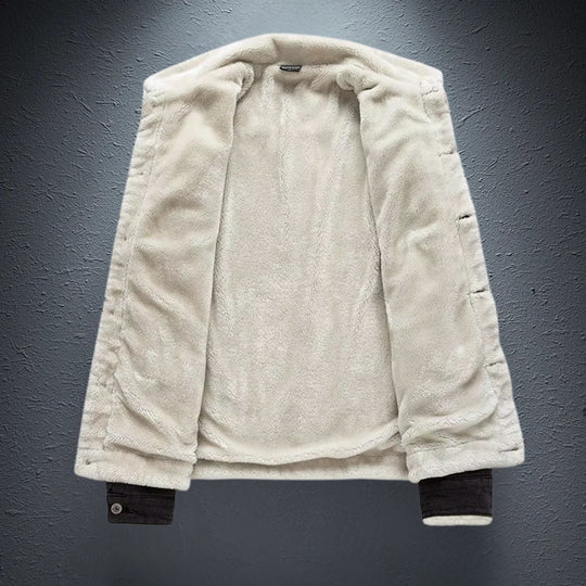 Heren Denim Jas met Fleece Voering voor Buitenactiviteiten 4