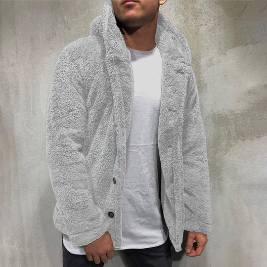 Heren Fleece Jas Casual 6
