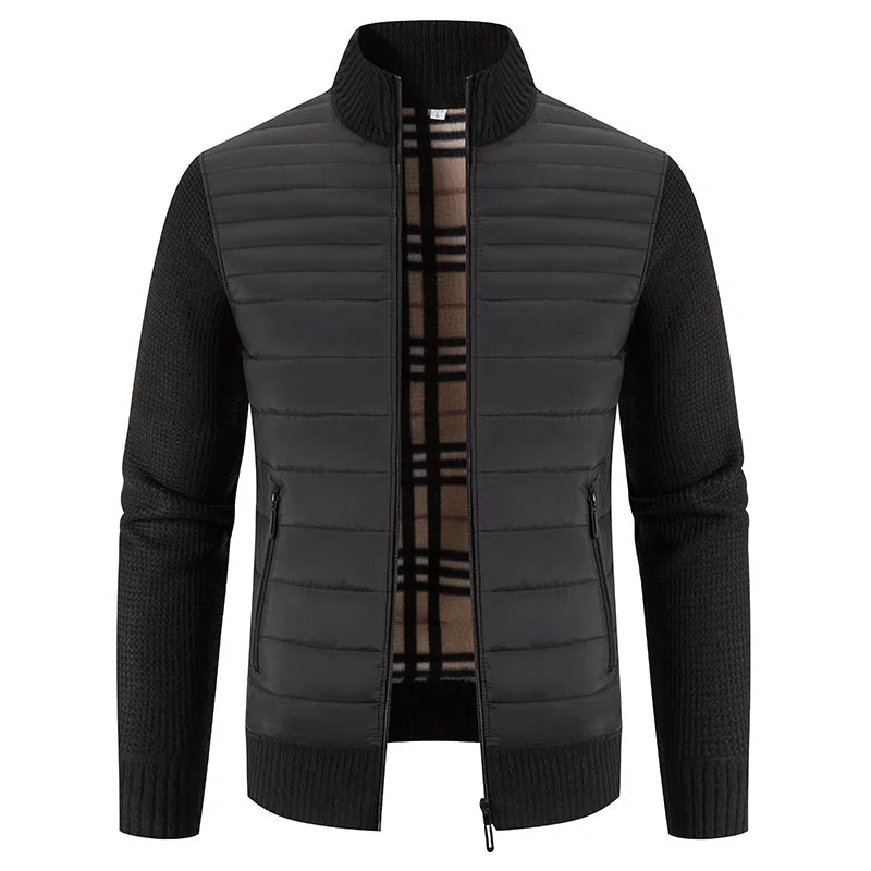 Heren Fleecejacka Kort Modern Design 1
