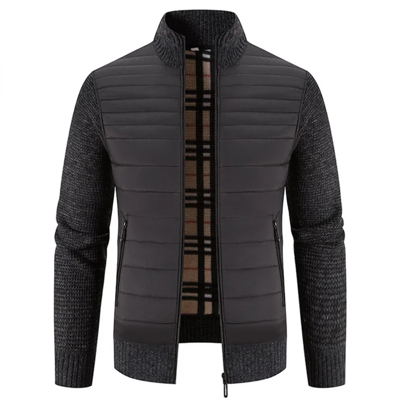 Heren Fleecejacka Kort Modern Design 2