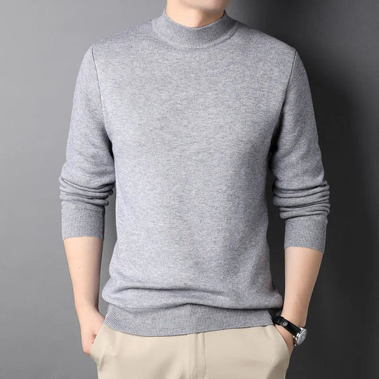 Heren Halvpolo Gebreid Slim-Fit Stijlvol 5