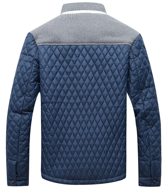 Heren Jacket Urban Stijl Met Gequilte Ontwerp 5