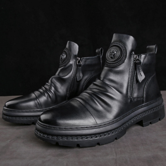 Heren Leren Støvelschoenen Moderne Stijl 0