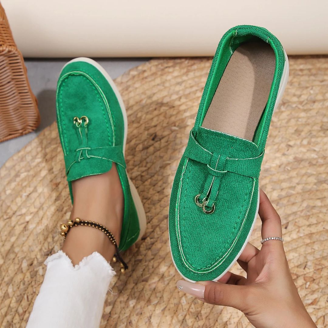Heren Loafers Suède Casual Zwart 1