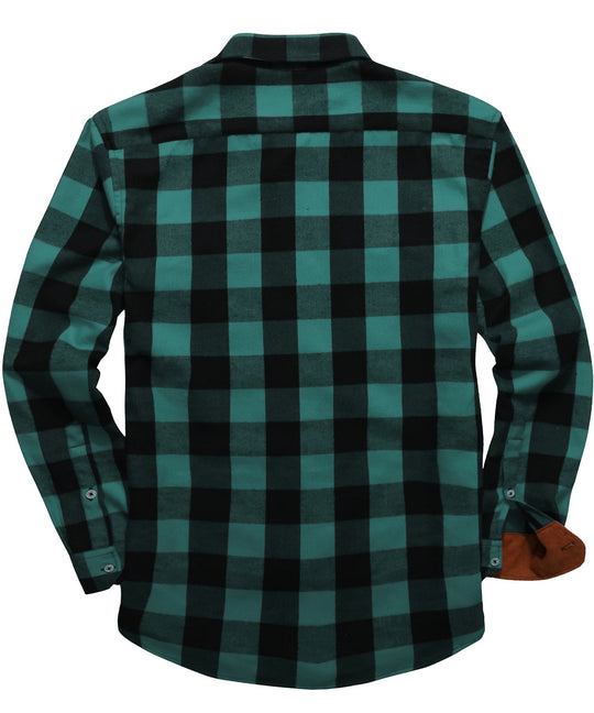 Heren Overhemd Klassiek Ruitpatroon Polyester en Rayon 7