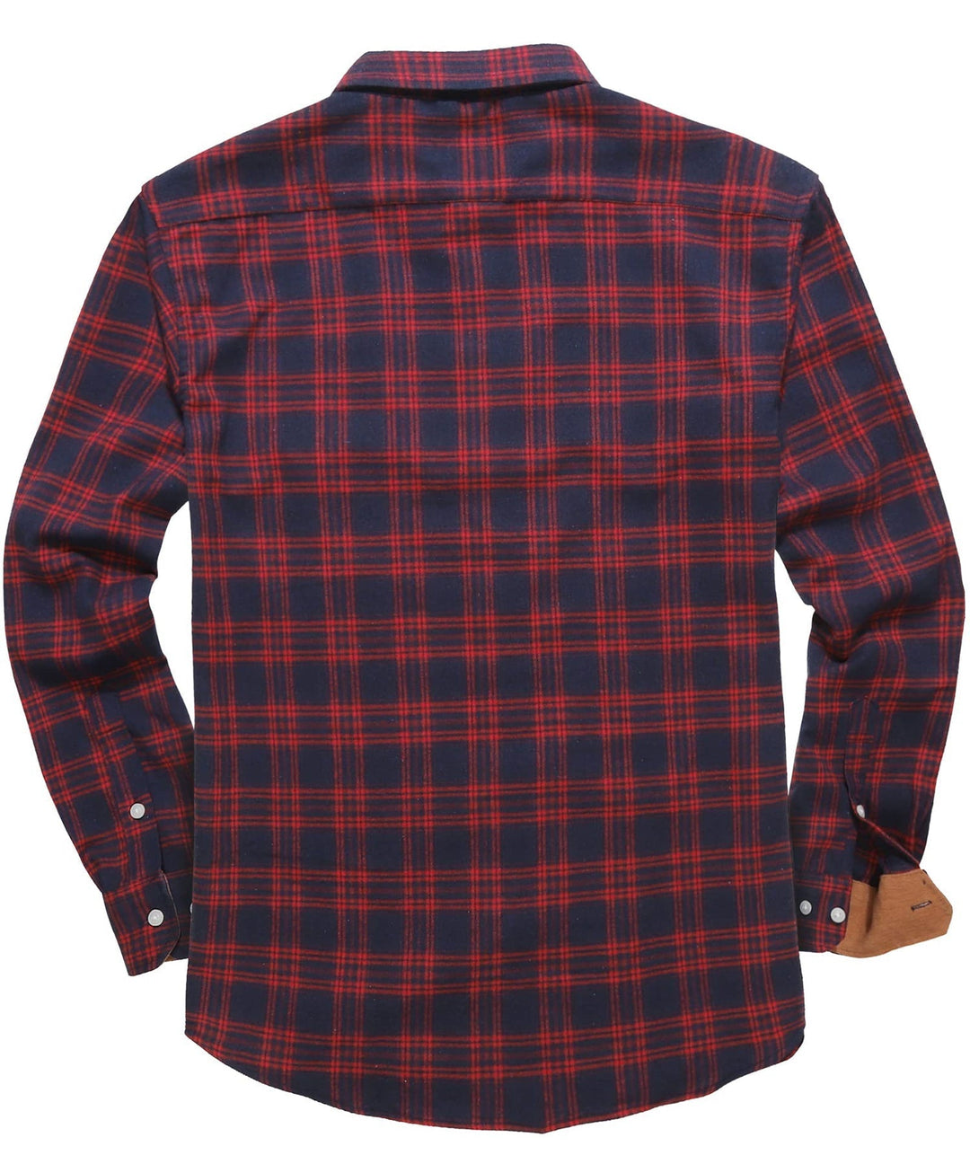 Heren Overhemd Klassiek Ruitpatroon Polyester en Rayon 8