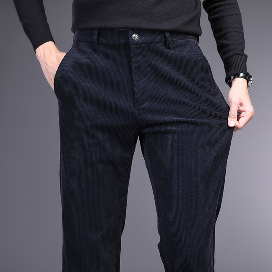 Heren Pantalon Corduroy Vierweg Stretch Katoen 2