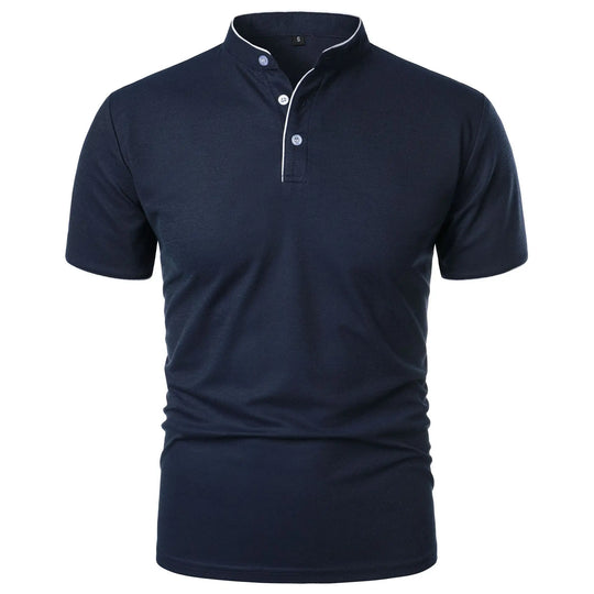 Heren Polo Korte Mouwen Casual Ademend Poloshirt 7