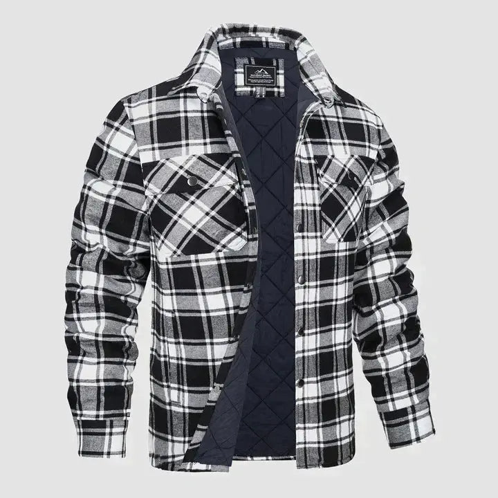 Heren Ruitvormige Langarmige Blazer 11