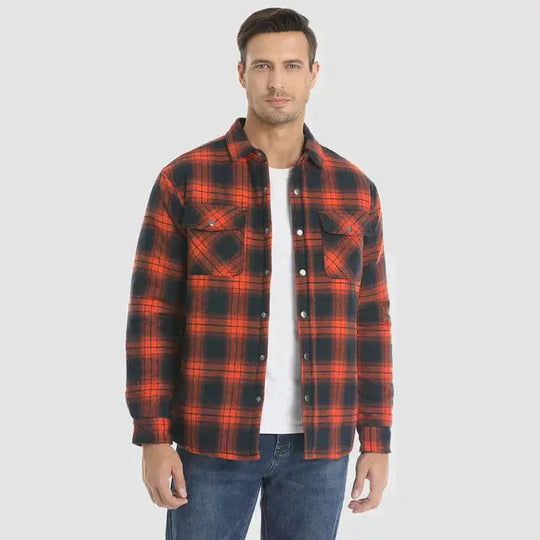 Heren Ruitvormige Langarmige Blazer 6