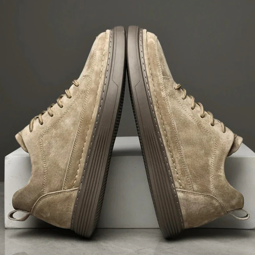 Heren Sneakers Italiaans Leer met Comfortabele EVA Tussenzool 2