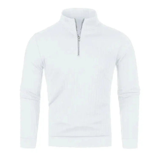 Heren Trui met Halve Blixtluiting Casual en Trendy 10