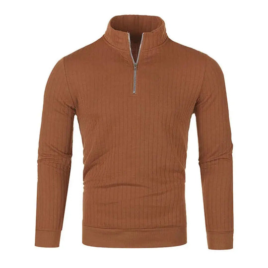 Heren Trui met Halve Blixtluiting Casual en Trendy 4