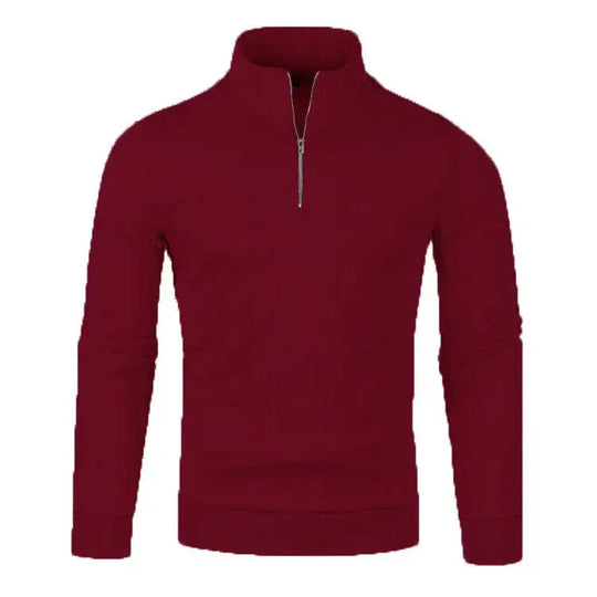 Heren Trui met Halve Blixtluiting Casual en Trendy 6