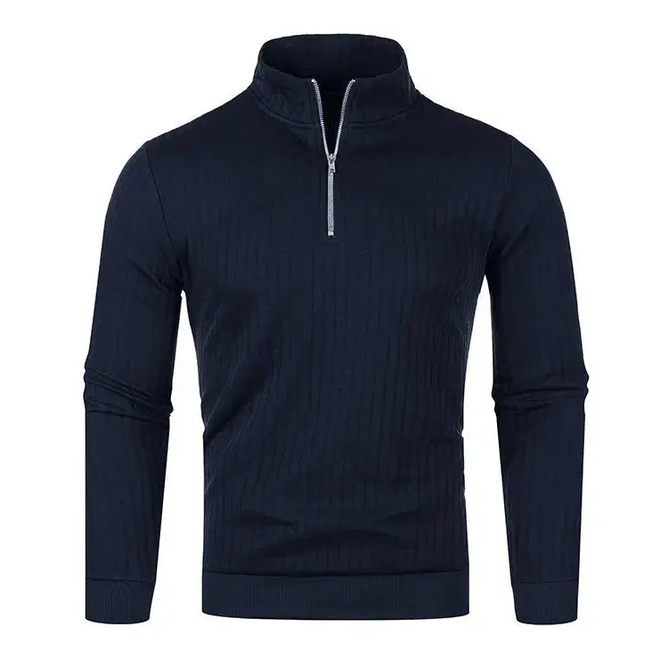 Heren Trui met Halve Blixtluiting Casual en Trendy 7