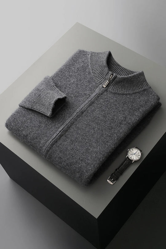Heren Truien Opstaande Kraag Van 100% Merinowol voor Casual en Formele Gelegenheden 8